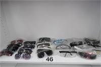 Lot of Sunglasses & Safety Glasses