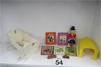 Vintage Kids Books & Toy Lot