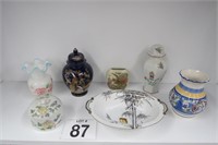 Vase - Urn - Glass Lot