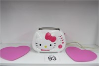 Hello Kitty Toaster & 2 Heart Plates