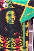 Bob Marley Tapestry & Jamaica Flag