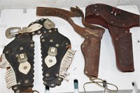 VINTAGE TOY HOLSTERS ! -X-3