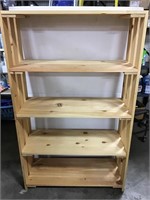Wooden 5 Shelf Unit 1 of 2