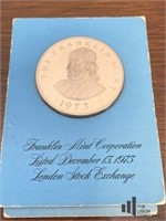 1973 Solid Bronze Coin London Stock Exchange