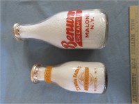 Clayton & Malone NY Dairy Bottles