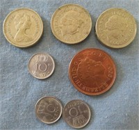 7 Foriegn Coins