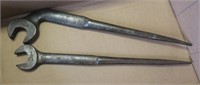 2 Bonney Iron Spud Wrenches