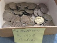 $4.00 Pre 1965 Jefferson Nickels