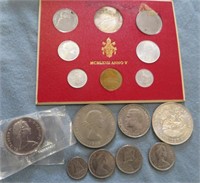Foriegn Coins (Some Silver)