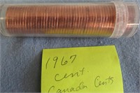 1967 Canadian Cents