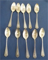 10 Sterling Spoons