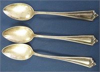 3 Sterling Serving Spoons
