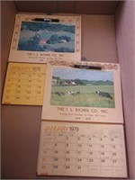 1978 & 1979 I L Richer Calendar
