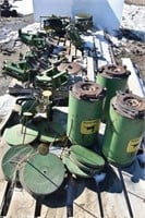 4- Pallets of John Deere Planter Cans & Parts
