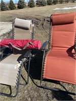 L139- 3 ASSORTED LAWN CHAIRS