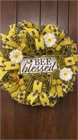 Bee Blessed Wreath