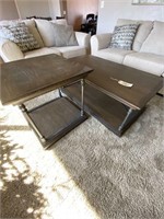 L286- PAIR OF COFFEE AND END TABLE