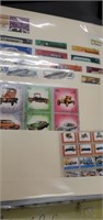 Binder of stamps automotive trains