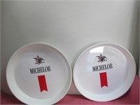 2 Michelob Beer Trays