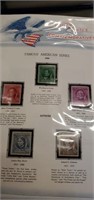 Binder of stamps