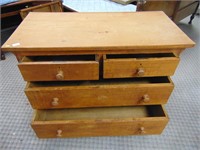 ANTIQUE PINE CHEST OF DRAWERS