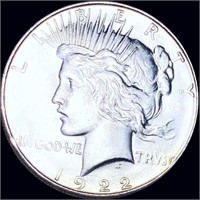 1922-S Silver Peace Dollar UNCIRCULATED