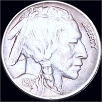 1917-D Buffalo Head Nickel ABOUT UNCIRCULATED