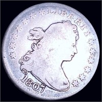 1807 Draped Bust Quarter NICELY CIRCULATED