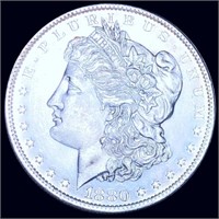 1880-O "MICRO O" Morgan Silver Dollar UNC PL