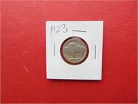 1923 BUFFALO 5 CENT COIN