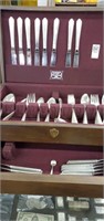 61 pc Westmorland sterling silver flatware