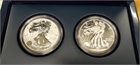 American eagle west point 2 coin silver set