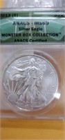 2013 Silver eagle ANACS MS69