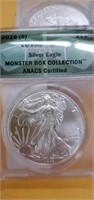 2016 Silver eagle ANACS MS69