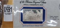 Sterling silver proof ingot Commemorative
