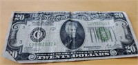 1928 federal reserve $20 twenty dollar bill