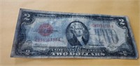 1928 d $2 two dollar bill