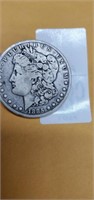 1885 silver Morgan dollar