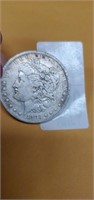 1883 silver Morgan dollar