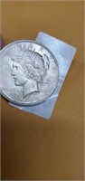1922 silver peace dollar