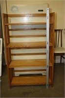 Wood Folding Bookshelf
