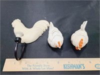 Rooster Hook & Figurines