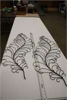 2 Wire Feather Wall Hangings