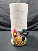 Rooster Paper Towel Holder & Roll