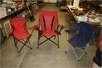 3 Bag Chairs (1 has small hole)