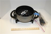 Fondue Pot (Electric) & Skewers