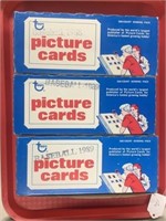 3 Boxes "Topps" 1988 - 1989 Baseball Cards