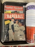 2 Baseball Yearbook Magazines 1950 - 1957