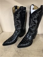 Mens Cowboy Boots Leather Alligator by Best West