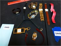 Lot of 7 Womens Watches & More